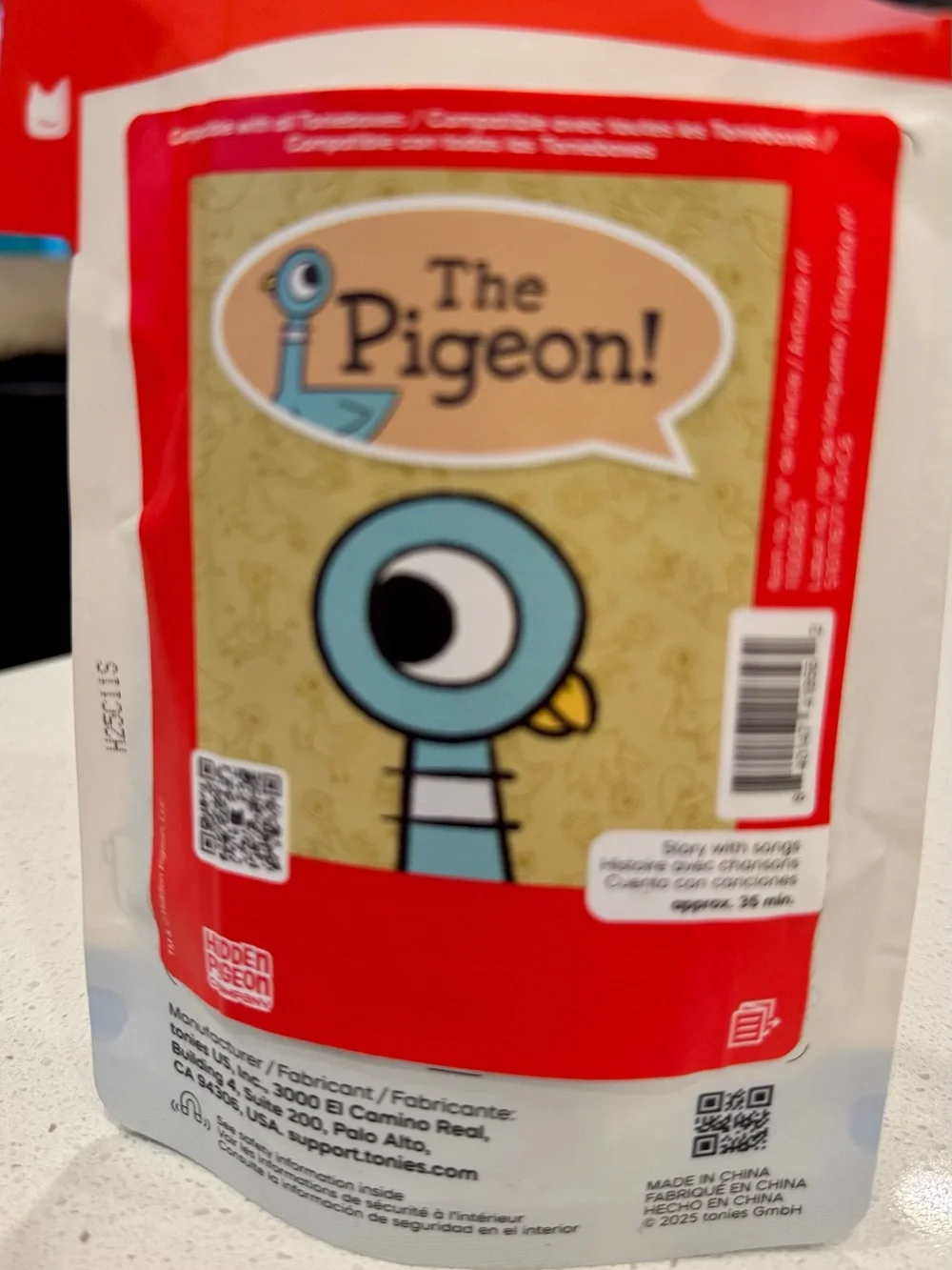 Mo Willems’ The Pigeon Series Tonie - Blue with Green Bus